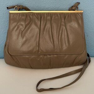 Vintage Mardane Leather Purse Clutch Style with Long Shoulder Strap